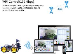 Ds Sans Fil Wifi/bluetooth Smart Robot Kit Voiture Pour Raspberry Pi 4b2gb, Distance Hd