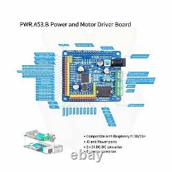 Ds Wireless Wifi /bluetooth Robot Car Kit Pour Raspberry Pi 3b+, Télécommande