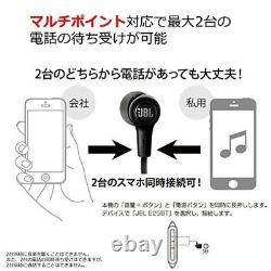 Écouteurs sans fil JBL E25BT Bluetooth avec télécommande multi-fonctions et microphone 49 JBLE25BTBLK