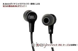 Écouteurs sans fil JBL E25BT Bluetooth avec télécommande multi-fonctions et microphone 49 JBLE25BTBLK