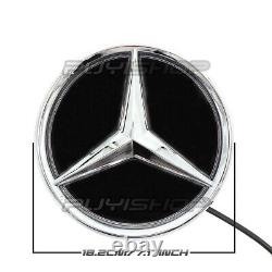 Emblème lumineux d'étoile LED pour rétroviseur de voiture Benz E CLA avec contrôle sans fil Bluetooth de l'application