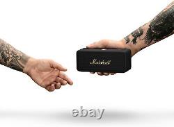 Enceinte Bluetooth portable rechargeable étanche Marshall Emberton noir/laiton