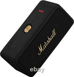 Enceinte Bluetooth portable rechargeable étanche Marshall Emberton noir/laiton