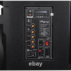 Enceinte Bluetooth subwoofer double 10? 4500W système DJ rechargeable FM Karaoké & Microphone