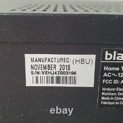 Ensemble de haut-parleurs de récepteur Home Theater Bluetooth Blackweb BWA18SB003, avec télécommande, testé.