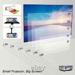 Full Hd Led Smart Projector 1080p Wifi Android 6.0 Blue-tooth Airplay Correction