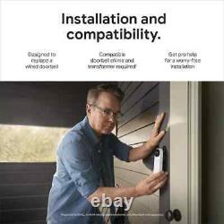 Google Nest Doorbell (Câblé, 2e Génération) Ivy GA03697-US