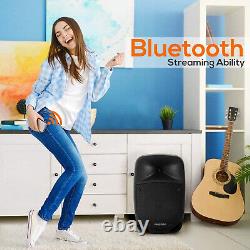 Haut-parleur Bluetooth Karaoke Pyle Psbt125a 1200w Avec Microphone Sans Fil Et Télécommande