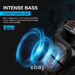 Haut-parleur Bluetooth Portable Wireless Outdoor 15 Stereo Bass Usb/tf/fm Radio/aux