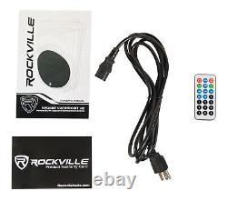 Haut-parleur DJ PA Rockville RPG8BT V2 8 alimenté 400W BlueTojson/Wireless/Remote/EQ