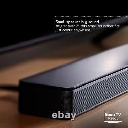 Haut-parleur Tv Sans Fil Bluetooth Soundbar Wall-mountable À Distance Contrôlé Noir