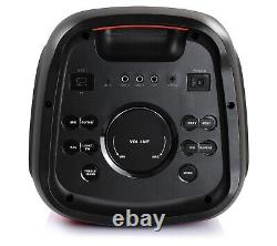 Haut-parleur de fête sans fil Bluetooth double double BeFree 8 avec lumières, télécommande, TF, FM, USB