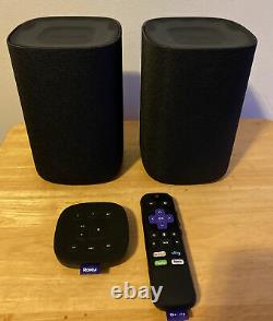 Haut-parleurs Bluetooth Sans Fil Roku Tv 9030x Avec Télécommande De Table Et Télécommande Vocale