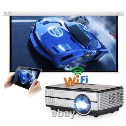 Hd Led Wifi Projecteur 1080p Film Android6.0 Proyector Blue-tooth Bundle Bracket