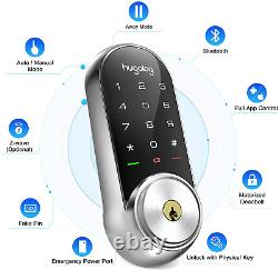Hugolog Smart Lock, Contrôle À Distance Sans Fil Et Porte Bluetooth À Écran Tactile Deadbolt