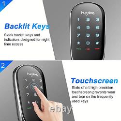 Hugolog Smart Lock, Touchscreen Deadbolt Remote Wireless Control & Bluetooth Et