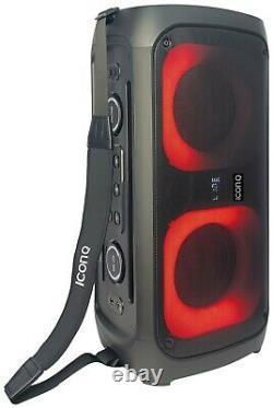Icon Q Haut-parleur Bluetooth Sans Fil Portable Stereo Basse Usb Led Fm Aux Iq-2065