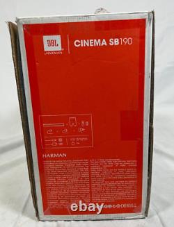 JBL Cinema SB190 Barre de son 2.1 canaux avec Dolby Atmos virtuel et caisson de basse sans fil.