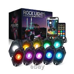 Kit de lumières LED RGBW Xprite Rock avec Bluetooth et télécommande sans fil