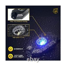 Kit de lumières LED RGBW Xprite Rock avec Bluetooth et télécommande sans fil