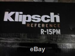 Klipsch R-15pm Haut-parleurs Ebony 2 Powered Way Avec Bluetooth Et À Distance
