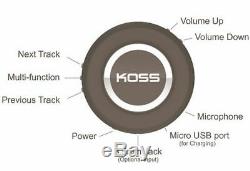 Koss Bt540i Headphones Bluetooth Sans Fil Avec Télécommande Et Microphone