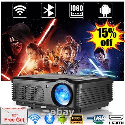 Led Android Blue-tooth Projector Accueil Hd 1080p Youtube Jeu Vidéo Cinéma