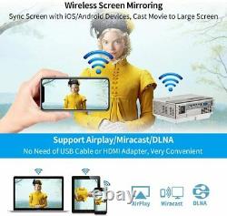 Led Android Smart Projector Wifi Bt Hd Accueil Cinéma Smart Proyector Hdmi Vidéo Us