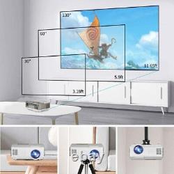 Led Android Smart Projector Wifi Bt Hd Accueil Cinéma Smart Proyector Hdmi Vidéo Us