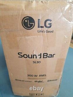 Lg Sl3d 2.1 Channel Sound Bar, Bluetooth, Subwoofer Sans Fil Avec Télécommande