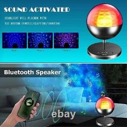 Lumières de fête à boule disco, enceinte Bluetooth avec télécommande, stroboscope changeant de couleur