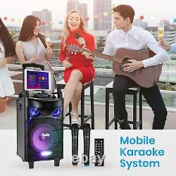 Machine à chanter portable Moukey Karaoke Bluetooth Speaker reconditionnée