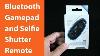 Mini 4 En 1 Bluetooth Gamepad Selfie Obturateur Contrôleur De Musique À Distance Et Souris Eng Thai Cc