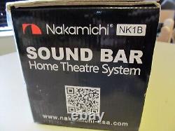 Nakamichi Soundbar Nk1b Bluetooth 90w 32 3d + Remote New In Box Non Utilisé