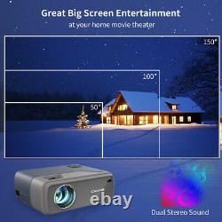 Native 1080p Smart LCD Projector Led Blue Dent Wireless Wifi Maison Airplay Hdmi