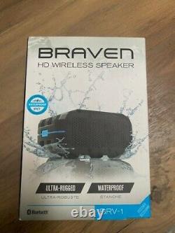Nib Braven Brv-1 Haut-parleur Bluetooth Portable Sans Fil Noir/cyan