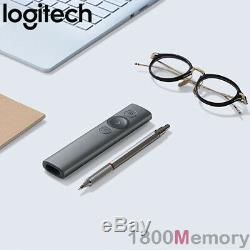 Origine Logitech Spotlight Advance Présentateur À Distance Sans Fil Usb Bluetooth Slate