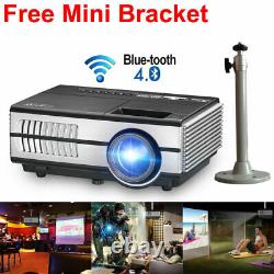 Portable 3000lm Hd Projecteur Android Wifi Blue-tooth Sans Fil Airplay Caricature Us