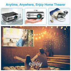 Portable Hd Smart Projector Blue Dent Airplay Wireless Wifi Mirror Screen Hdmi