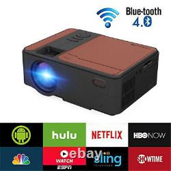 Projecteur Wifi 1080p Hd Smart Android Blue-tooth Accueil Théâtre Proyector Airplay