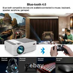 Projecteur Wifi Portable 4000lms Led Blue-tooth Home Theater Night Movie Wireless