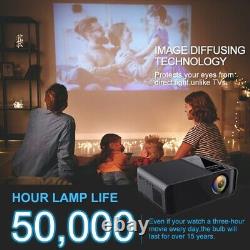 Projecteur de cinéma à domicile 23000 lumens 1080P 3D LED 4K WiFi Vidéo