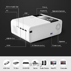 Projecteur de cinéma à domicile 23000 lumens 1080P 3D LED 4K WiFi Vidéo