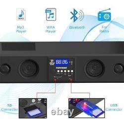 Pyle Home Theater 300-watt Bluetooth Sound Bar Avec Télécommande Sans Fil Usb/sd/fm