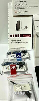 Resound Linx Quattro Re 961 Drwc Rechargeable +tv Streamer +remote+ Clip Téléphonique