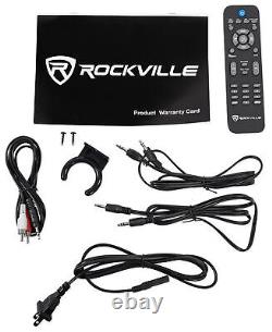 Rockville 8 Portable Youtube Bluetooth Karaoke Machine/système Avec Micro Sans Fil