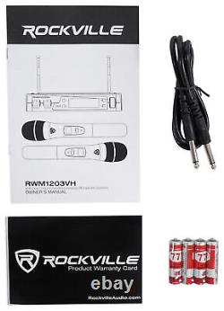 Rockville Dual 8 Téléphone/ipad/laptop Youtube Karaoke Machine/system+mics Sans Fil