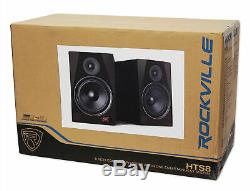 Rockville Pro Karaoke Machine System Avec Bluetooth + Led + (2) Micros Sans Fil + Télécommande