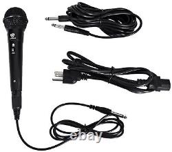 Rockville Rpg152k Dual 15 Haut-parleurs/bluetooth+mic+speaker Stands+cables