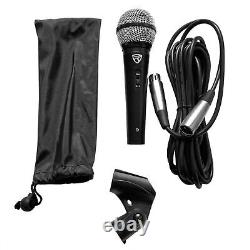 Rockville Rpg152k Dual 15 Haut-parleurs/bluetooth+mic+speaker Stands+cables